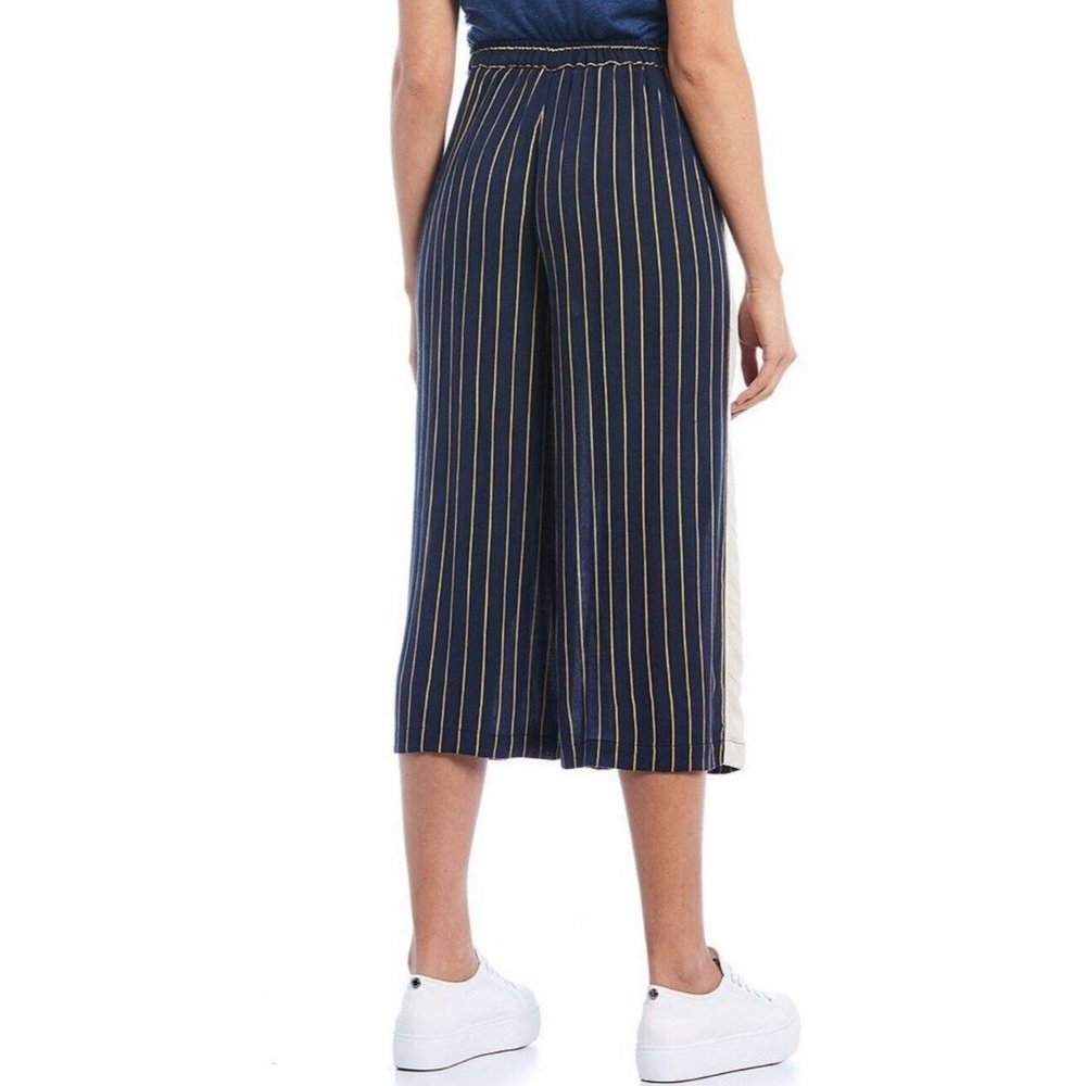 $50 ELEMENT Women’s Aluna Sides Wide Leg Cropped Pants Relax Fit Size XS